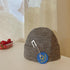 Children's Knitted Hat Autumn And Winter Pin Smiling Face Circumference 18.1-18.9 inch